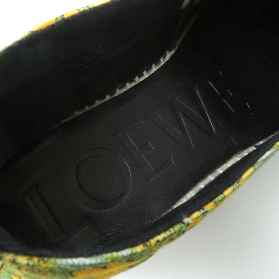 LOEWE Slip-on Canvas, Leather multicolor Espadrille 37