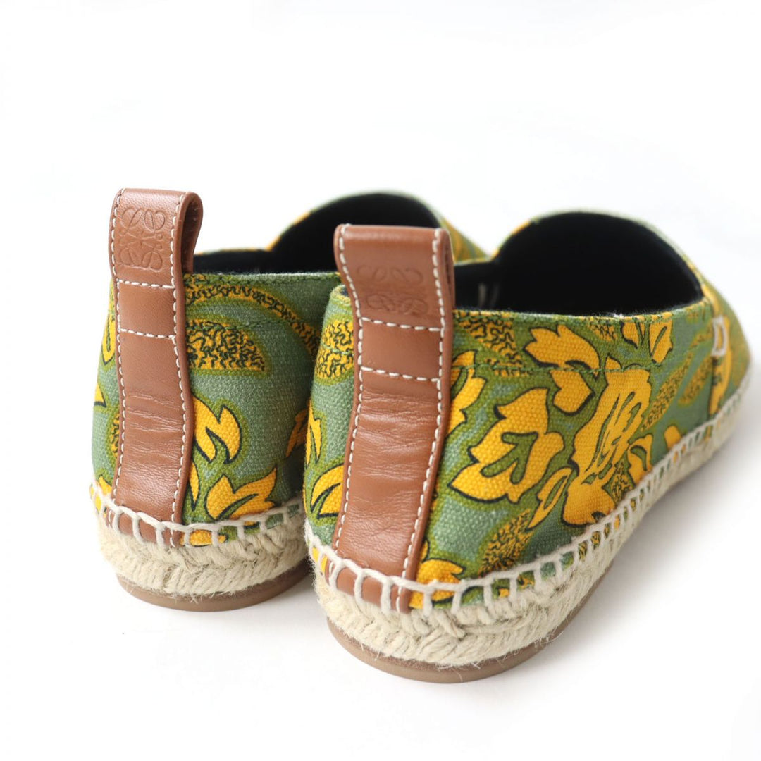 LOEWE Slip-on Canvas, Leather multicolor Espadrille 37