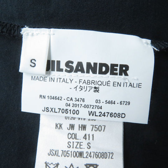 JIL SANDER Cut cotton Navy x yellow S