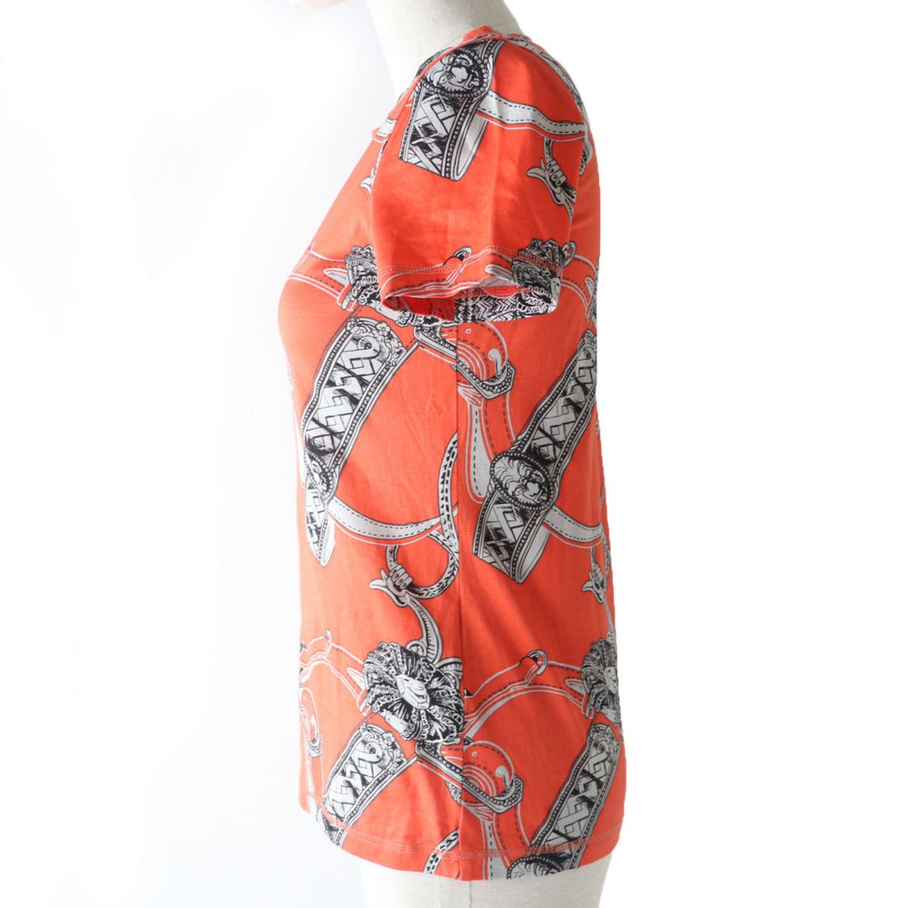 HERMES Cut cotton Orange type Multicolor 36