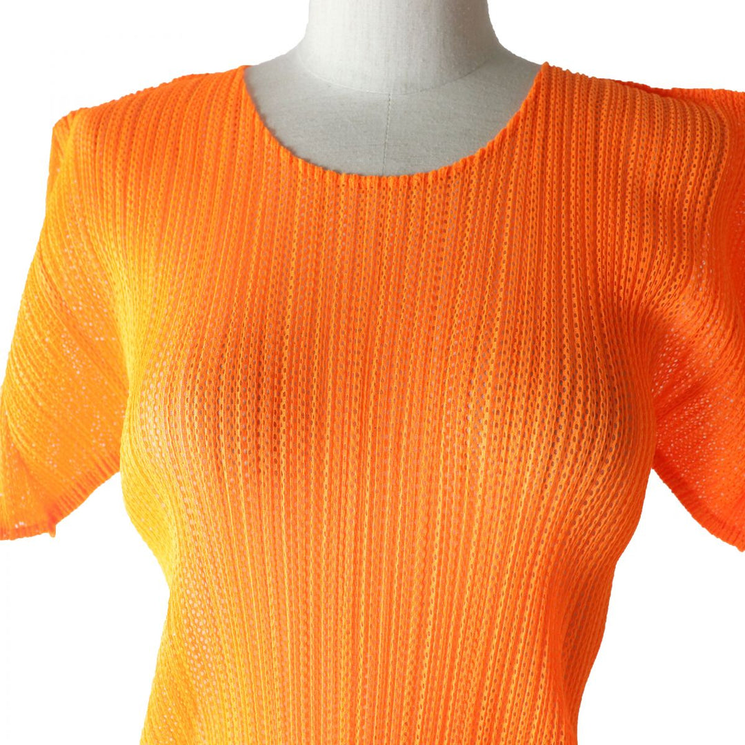 ISSEY MIYAKE Cut polyester Orange 3