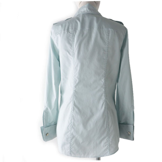 GUCCI blouse cotton Light blue 38