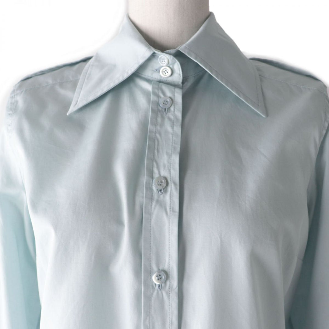 GUCCI blouse cotton Light blue 38