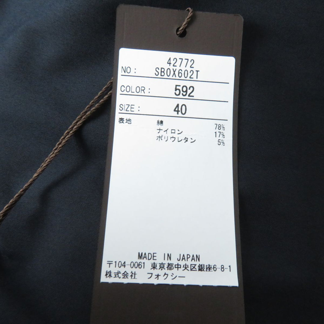 FOXEY blouse cotton black 40