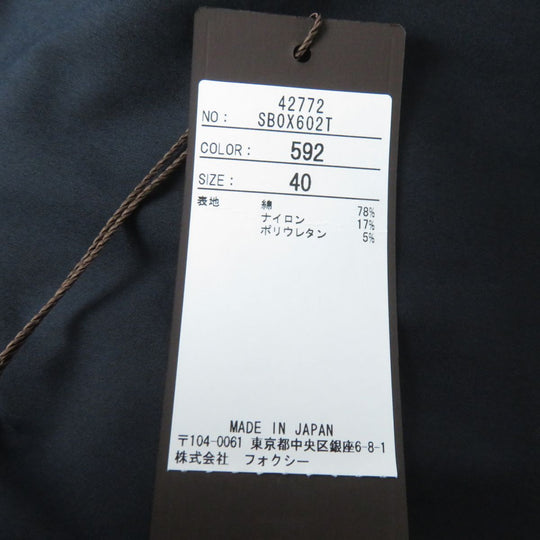 FOXEY blouse cotton black 40