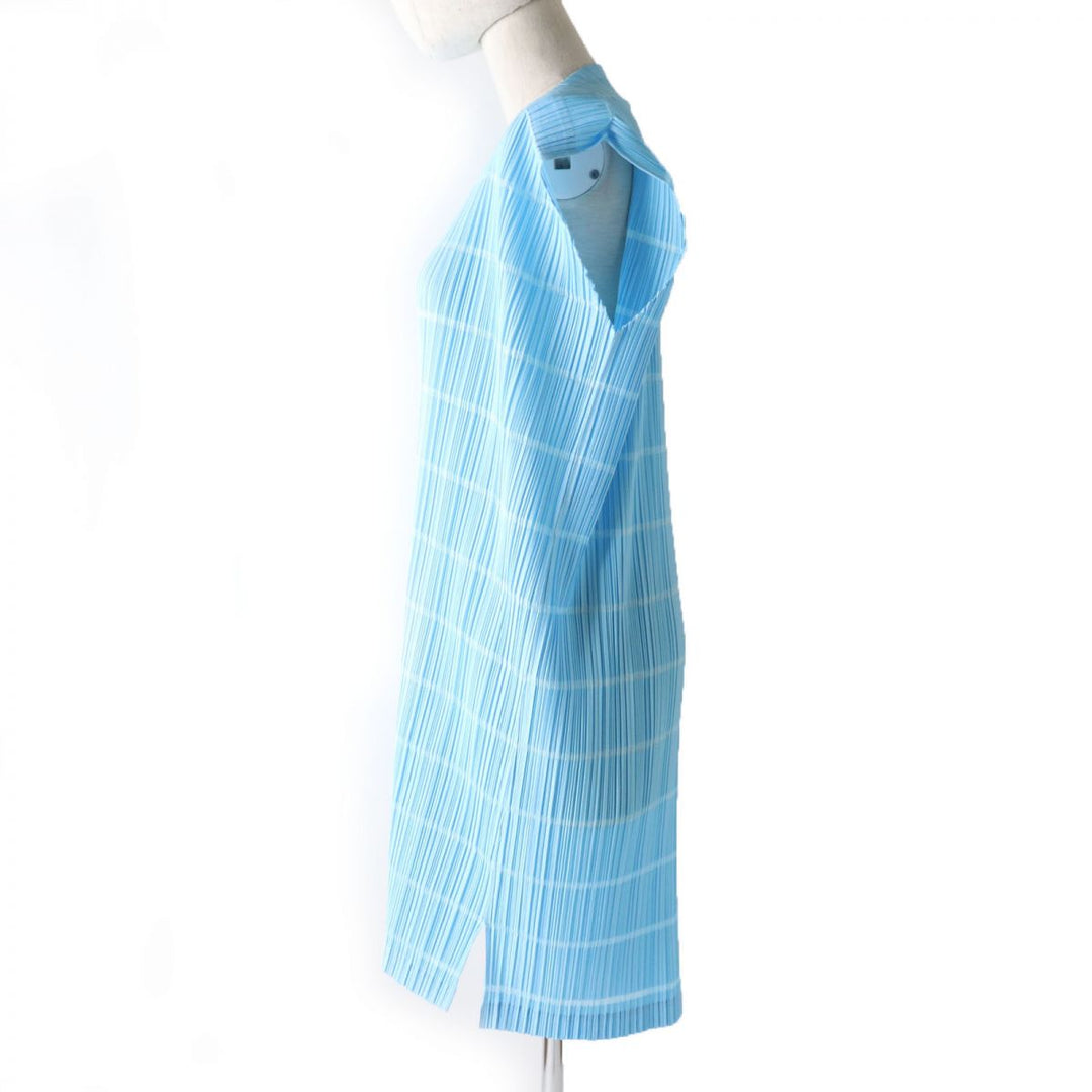 ISSEY MIYAKE one piece polyester Light blue 2