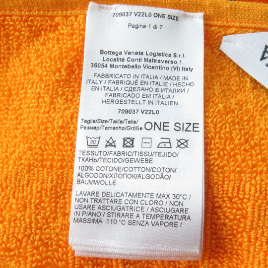 BOTTEGAVENETA towel cotton Orange