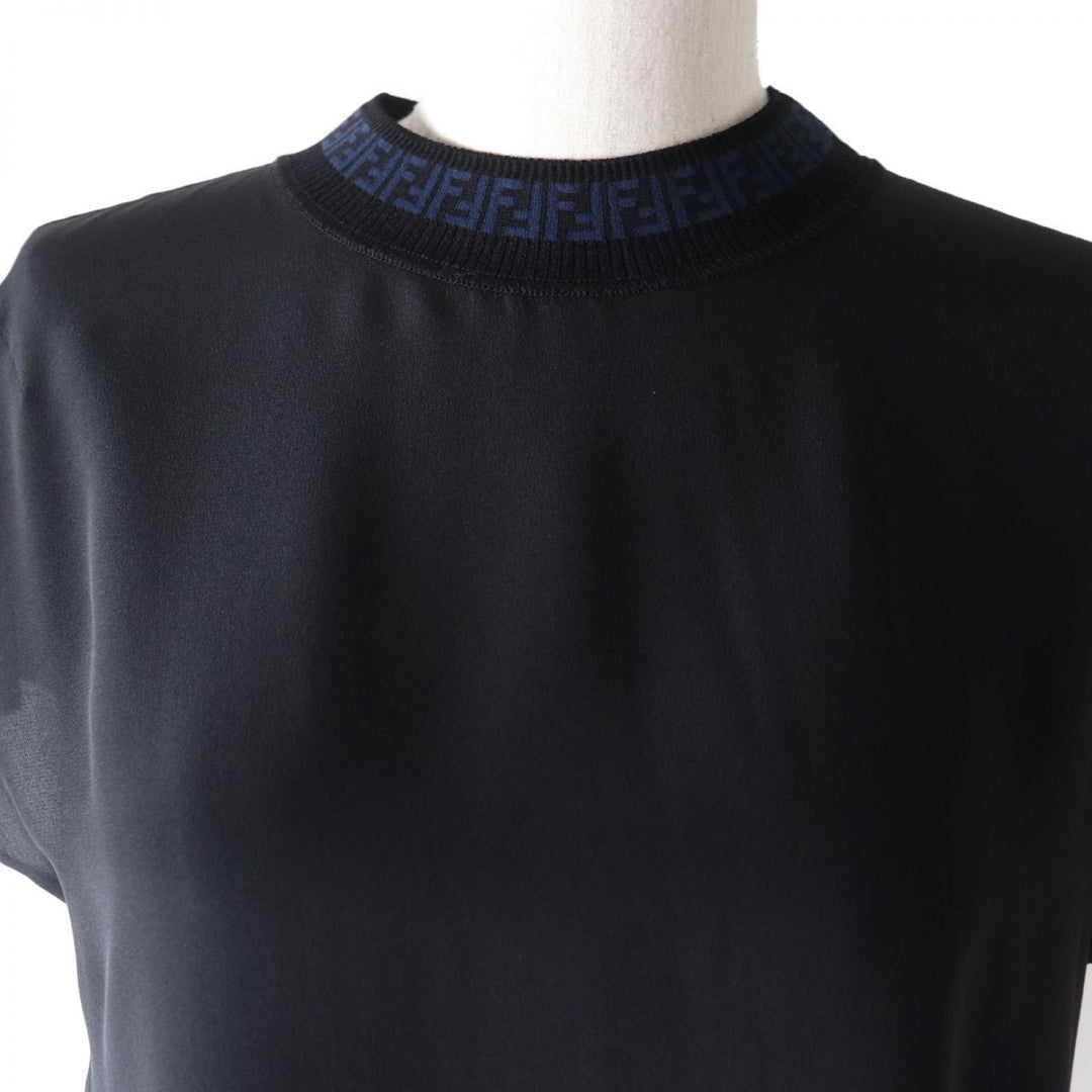 FENDI blouse silk black 36