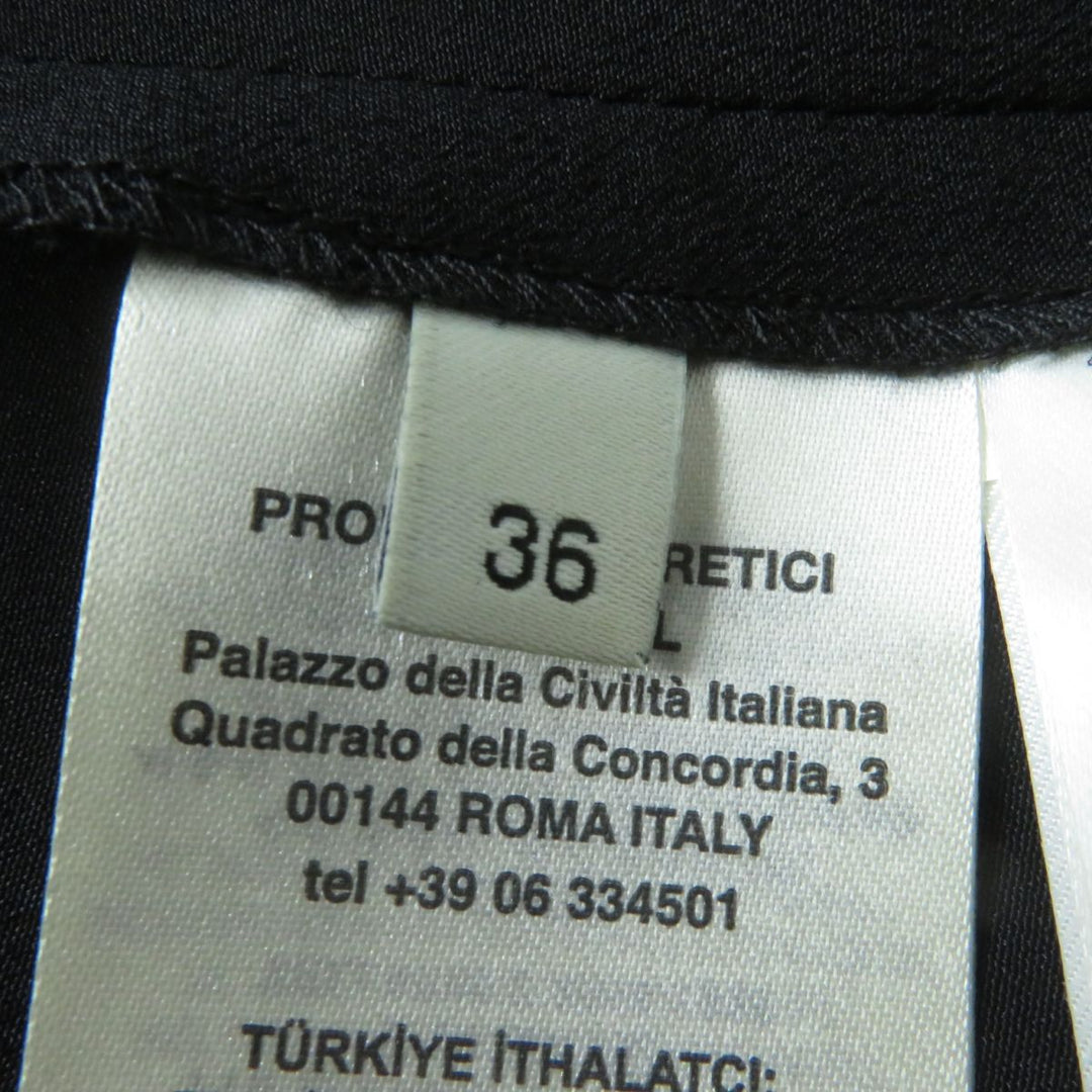 FENDI blouse silk black 36