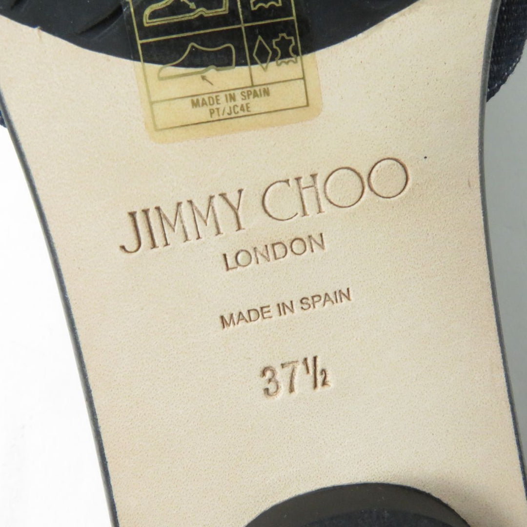 JIMMY CHOO Sandals DENIM (denim) Indigo blue 37.5