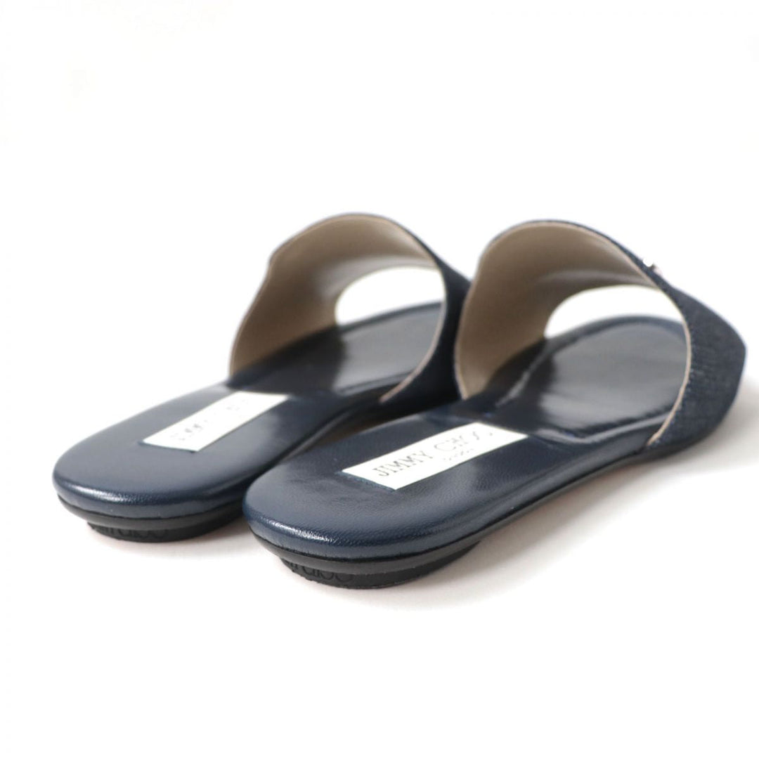 JIMMY CHOO Sandals DENIM (denim) Indigo blue 37.5