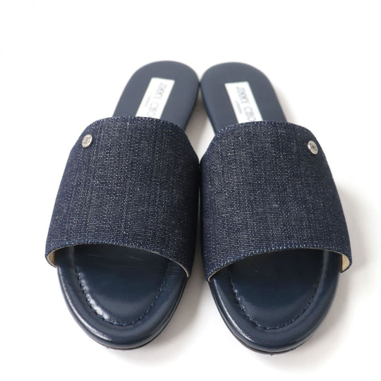 JIMMY CHOO Sandals DENIM (denim) Indigo blue 37.5
