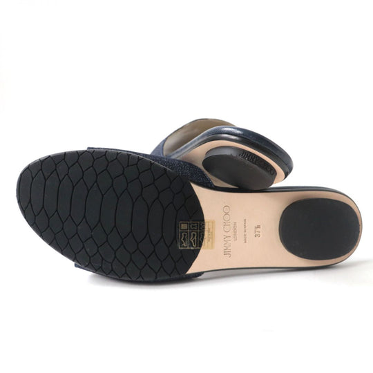 JIMMY CHOO Sandals DENIM (denim) Indigo blue 37.5