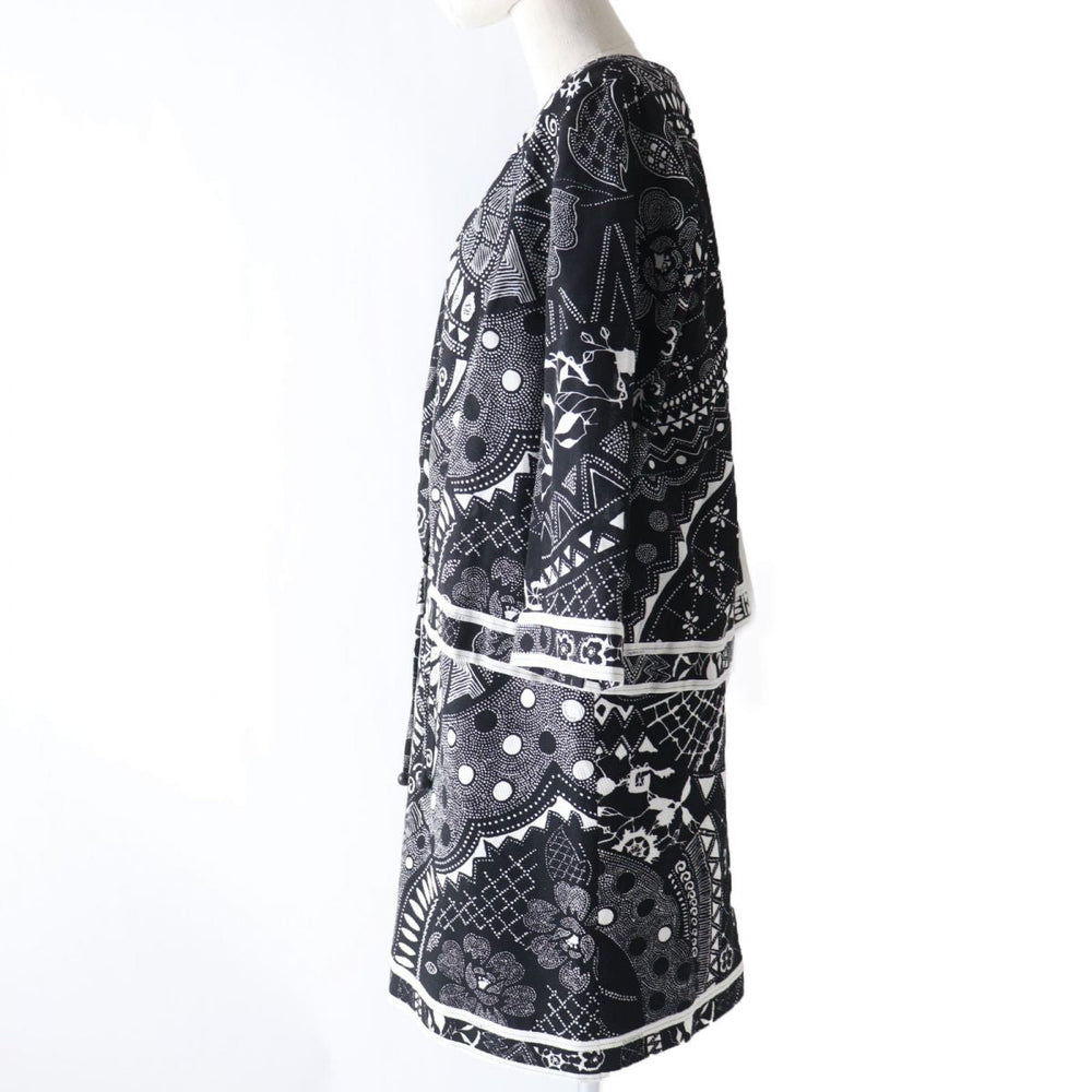LEONARD ensemble cotton Black x white 40