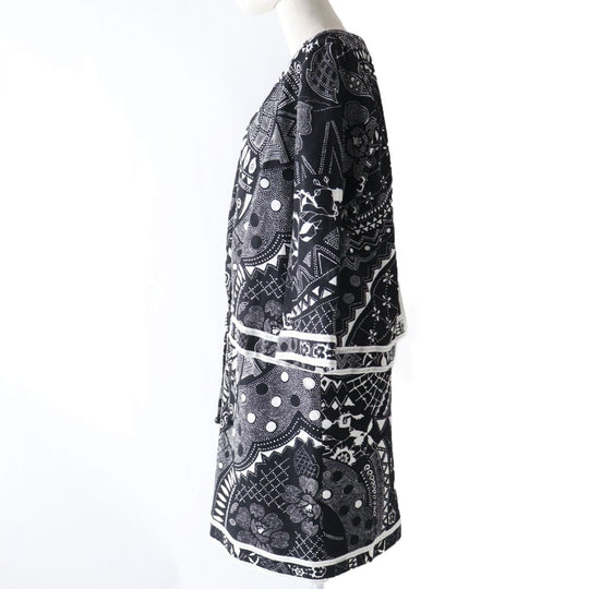 LEONARD ensemble cotton Black x white 40