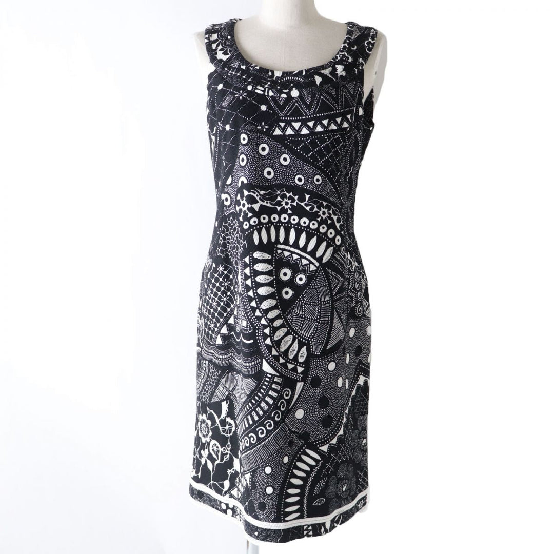 LEONARD ensemble cotton Black x white 40