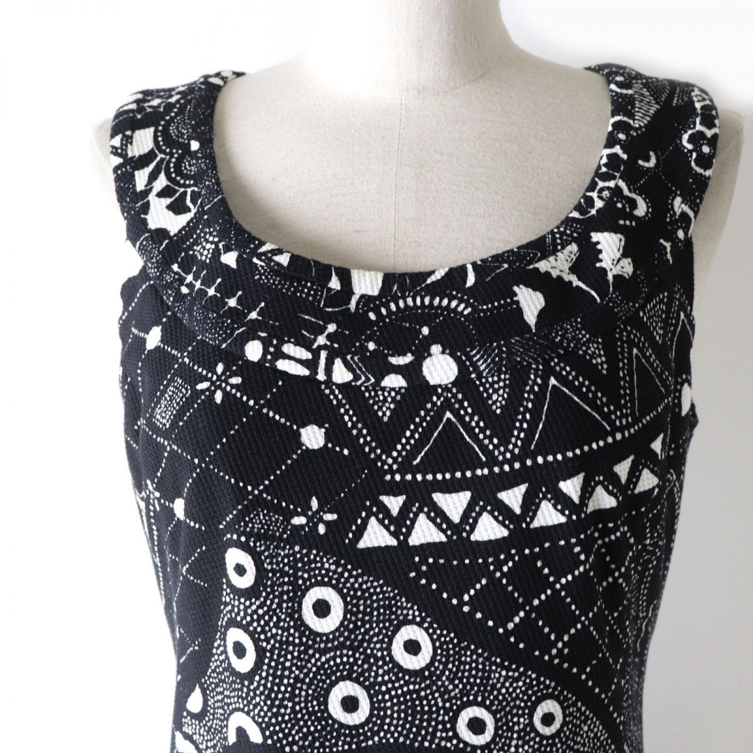 LEONARD ensemble cotton Black x white 40