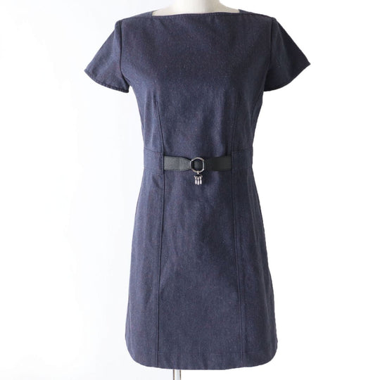 HERMES one piece cotton Purple type 34