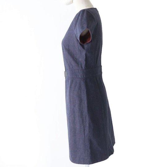 HERMES one piece cotton Purple type 34