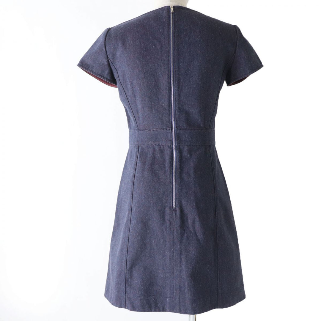 HERMES one piece cotton Purple type 34