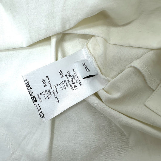 GIVENCHY Long sleeve shirt 17W7269651 cotton Red x white Print embroidery Oversize unisex(Unisex) XXS Used Authentic