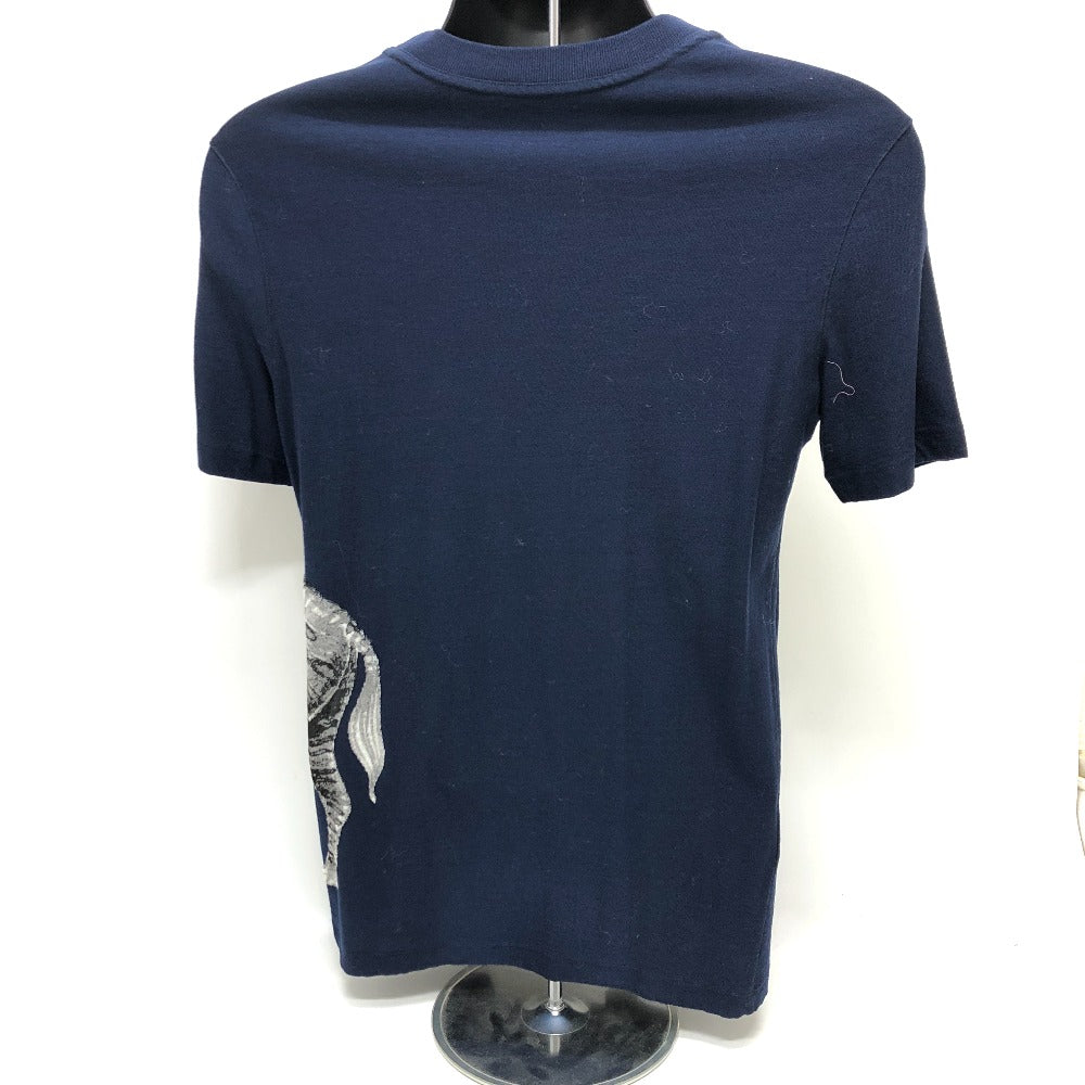LOUIS VUITTON Short sleeve T-shirt cotton Navy Chapman tops mens S Used Authentic