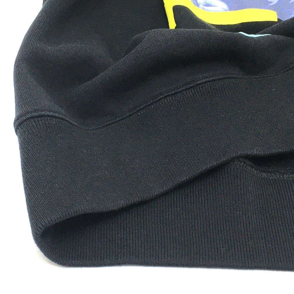 OFF-WHITE sweat OMBA003F17003016 cotton black Seeing Things CARAVAGGIO PAINTING Rosary mens M Used Authentic