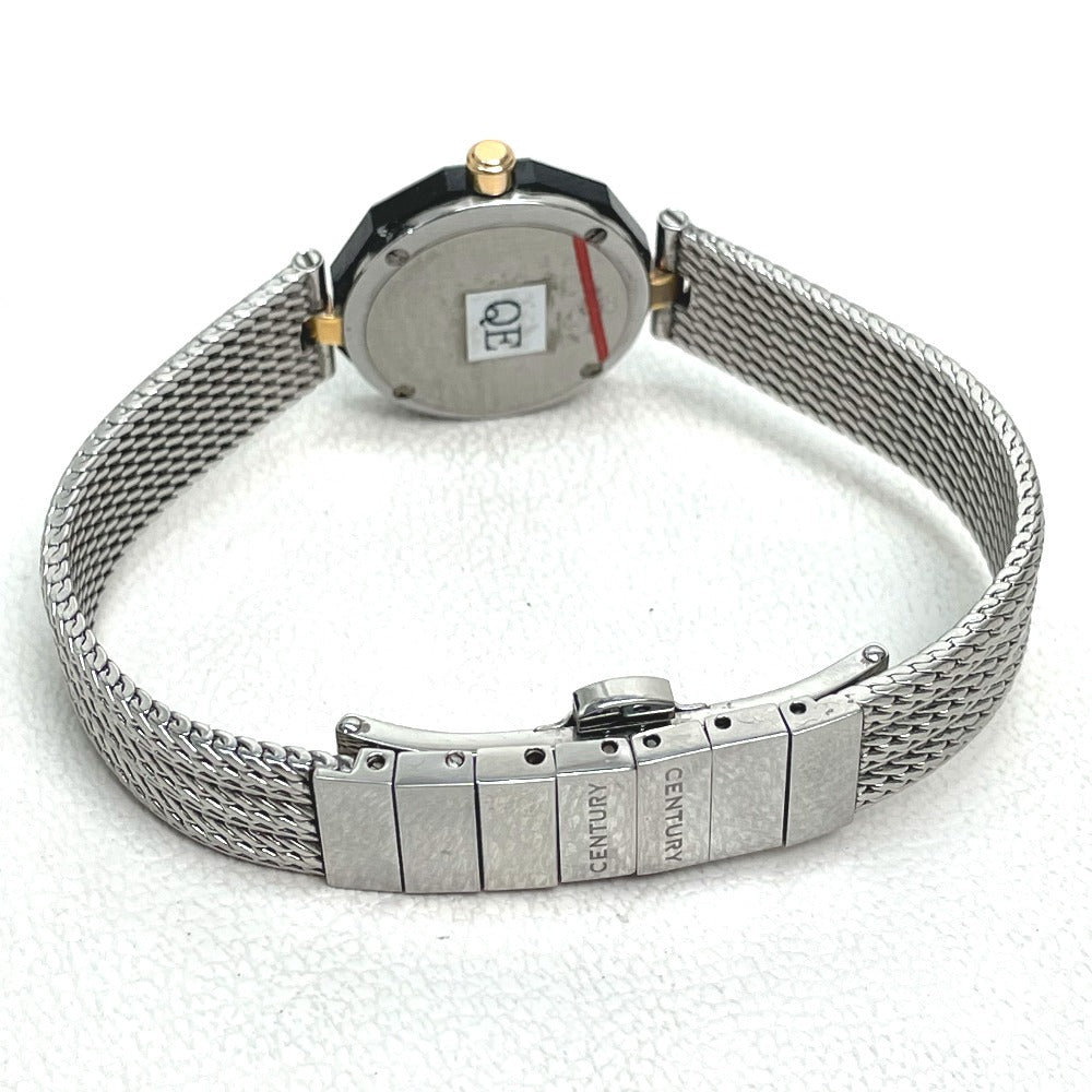 CENTURY Watches 606.7.S.AB1.15.SM Stainless Steel black Plat im time white dial