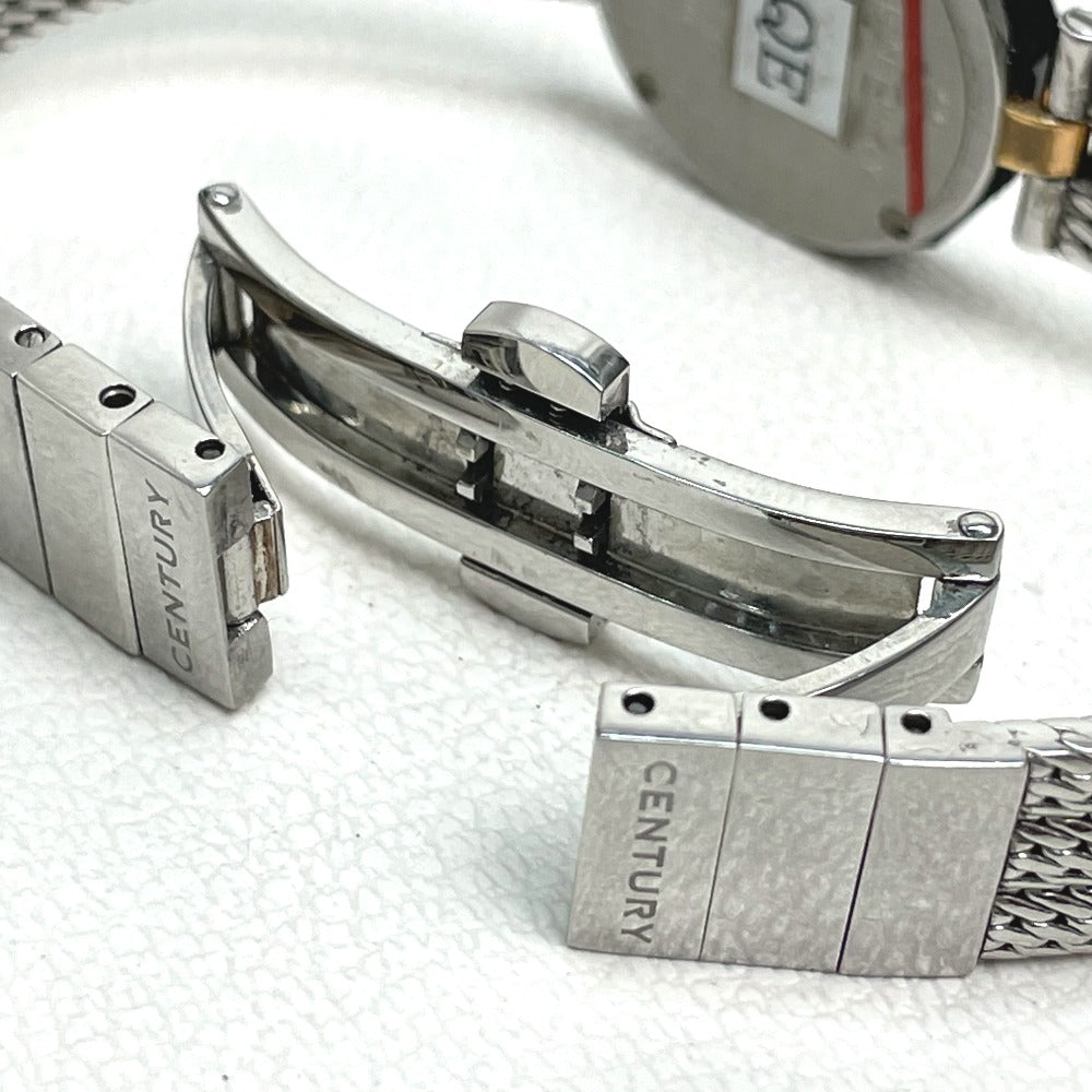 CENTURY Watches 606.7.S.AB1.15.SM Stainless Steel black Plat im time white dial