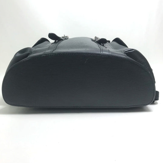 LOUIS VUITTON Backpack M50159 Epi Leather black Epi Christopher PM mens Used Authentic