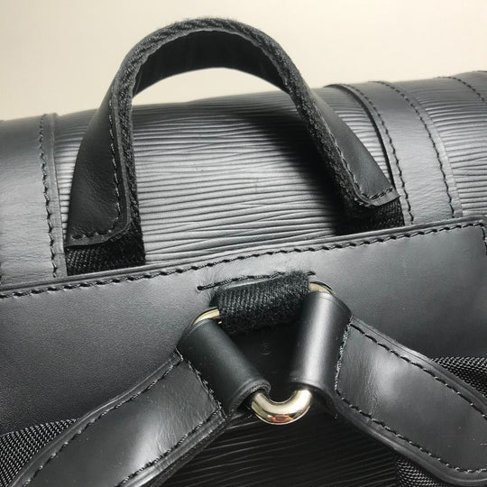LOUIS VUITTON Backpack M50159 Epi Leather black Epi Christopher PM mens Used Authentic