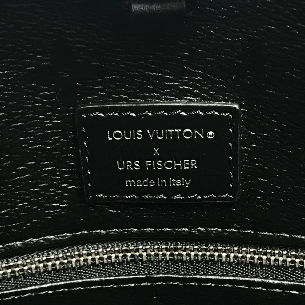 LOUIS VUITTON Tote Bag M45567 Coated canvas White / black Tufted monogram LVXUF Hippo unisex(Unisex) Used Authentic