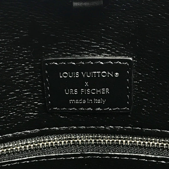 LOUIS VUITTON Tote Bag M45567 Coated canvas White / black Tufted monogram LVXUF Hippo unisex(Unisex) Used Authentic