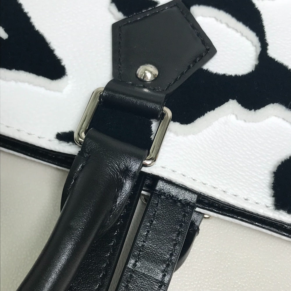 LOUIS VUITTON Tote Bag M45567 Coated canvas White / black Tufted monogram LVXUF Hippo unisex(Unisex) Used Authentic