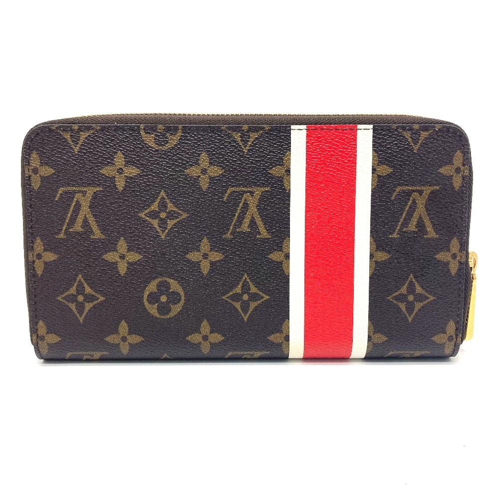 LOUIS VUITTON Long Wallet Purse M66553 Monogram canvas Brown Monogram China Run mens Used Authentic