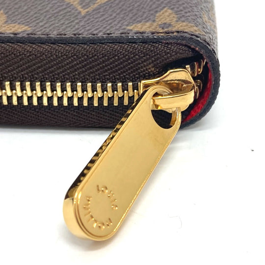 LOUIS VUITTON Long Wallet Purse M66553 Monogram canvas Brown Monogram China Run mens Used Authentic