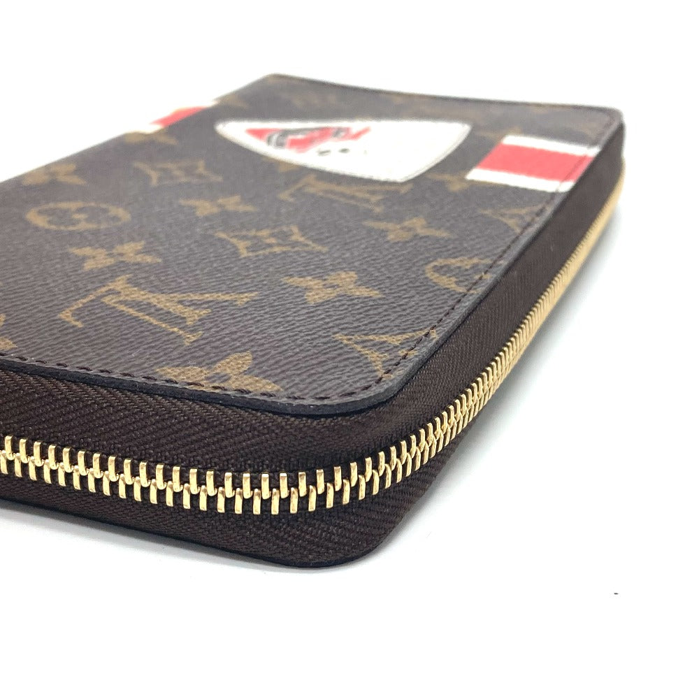 LOUIS VUITTON Long Wallet Purse M66553 Monogram canvas Brown Monogram China Run mens Used Authentic