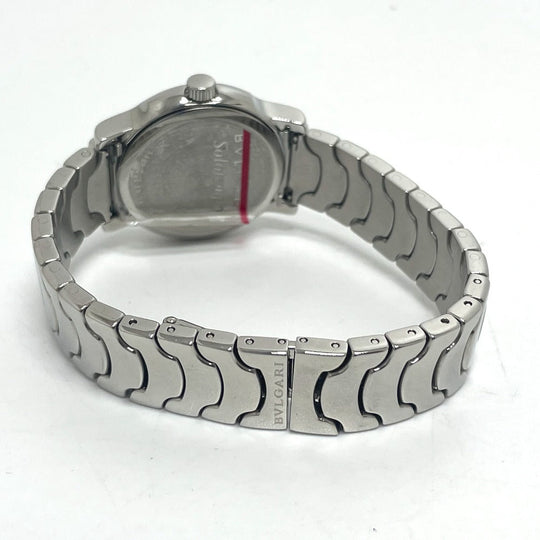 BVLGARI Watches Quartz ST29S Stainless Steel Silver Solo tempo black dial Women Used Authentic