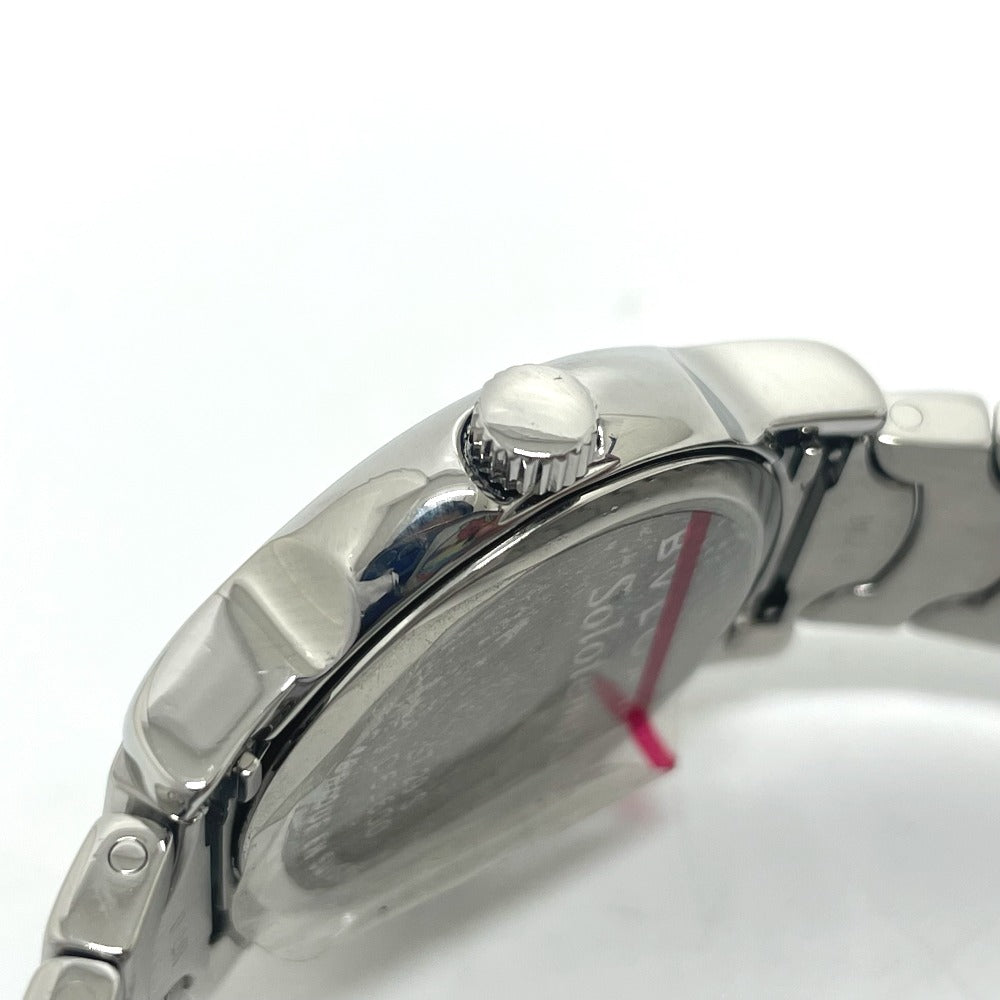 BVLGARI Watches Quartz ST29S Stainless Steel Silver Solo tempo black dial Women Used Authentic