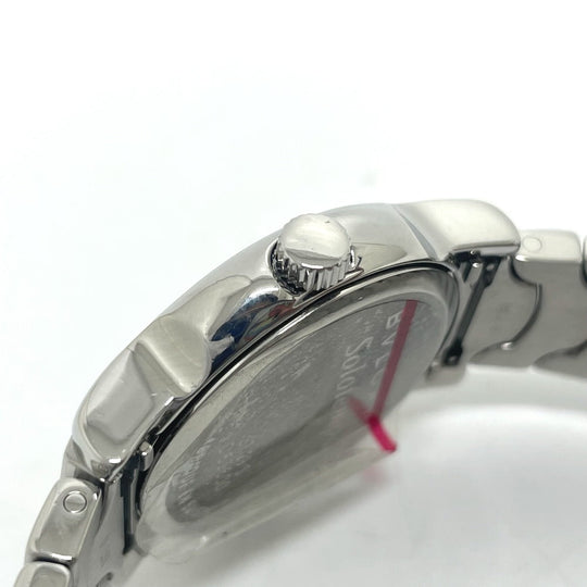 BVLGARI Watches Quartz ST29S Stainless Steel Silver Solo tempo black dial Women Used Authentic