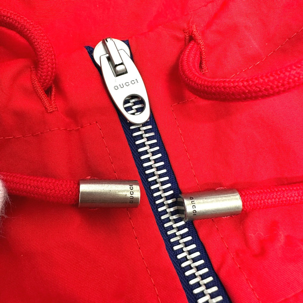 GUCCI Hoodie 671462 Cotton, Nylon Red / blue North Face Collaboration zip-up hoodie mens S Used Authentic