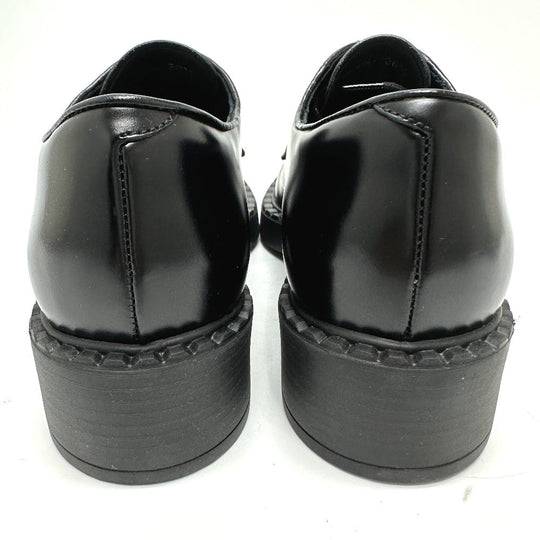 PRADA loafers , Leather black Dress shoes Women 36.5 Used Authentic