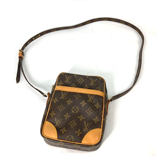 LOUIS VUITTON Shoulder Bag M45266 Monogram canvas Brown Monogram Danube Women Used Authentic