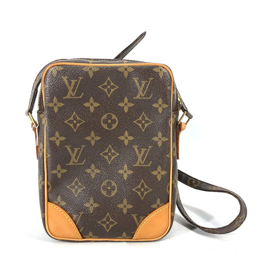 LOUIS VUITTON Shoulder Bag M45266 Monogram canvas Brown Monogram Danube Women Used Authentic