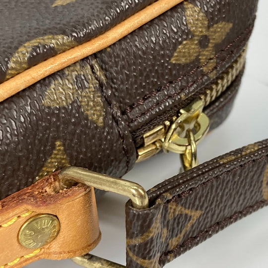 LOUIS VUITTON Shoulder Bag M45266 Monogram canvas Brown Monogram Danube Women Used Authentic