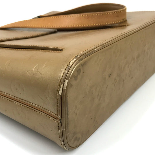 LOUIS VUITTON Tote Bag M55107 Monogram mat leather beige Monogram mat Willwood Women Used Authentic