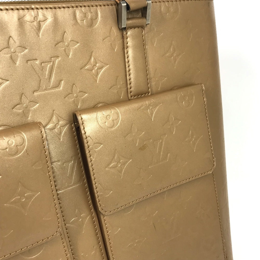 LOUIS VUITTON Tote Bag M55107 Monogram mat leather beige Monogram mat Willwood Women Used Authentic
