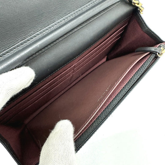 CHANEL Shoulder Bag A80441 lambskin black 2.55 Embroidered Studs Matrasse Women Used Authentic
