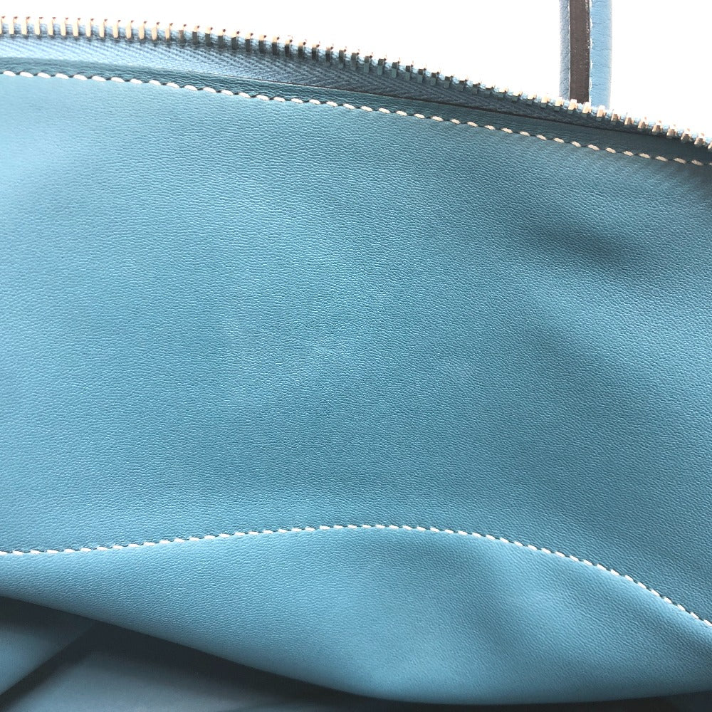 HERMES Handbag Togo blue Bored 31 Women Used Authentic