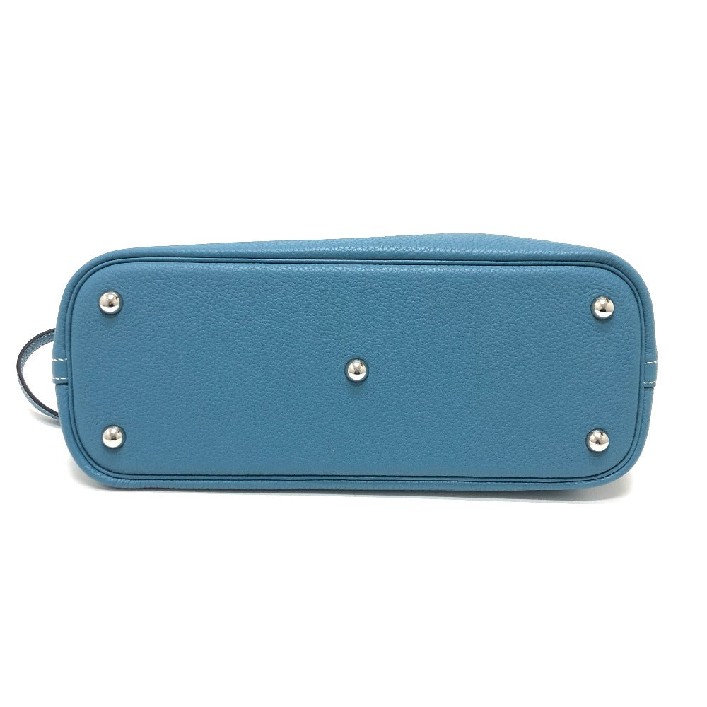 HERMES Handbag Togo blue Bored 31 Women Used Authentic